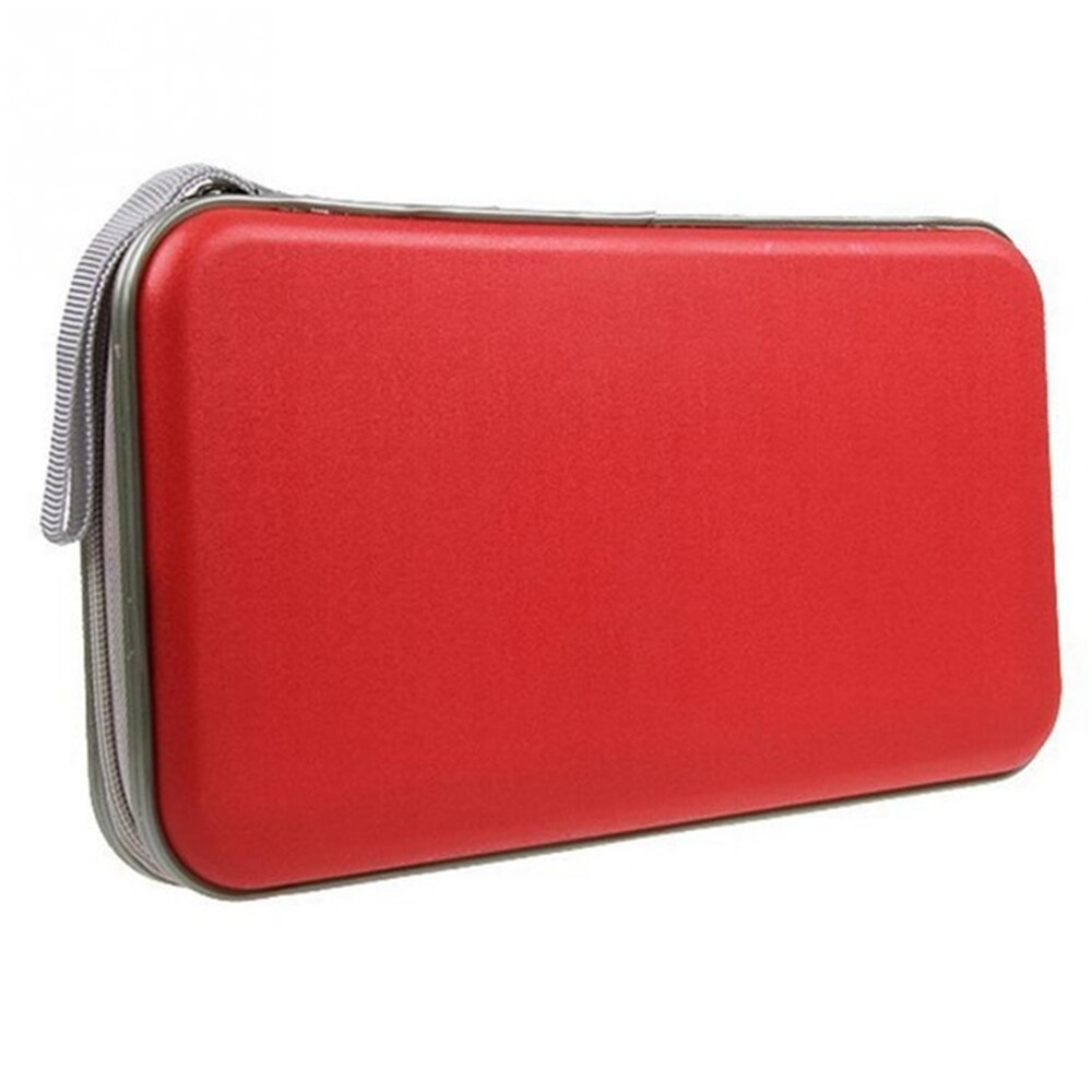 Portable cd Box 80pcs Disc CD DVD Wallet Storage Organizer Case Boxes Holder CD Sleeve Hard Bag Album Box with Zipper: red