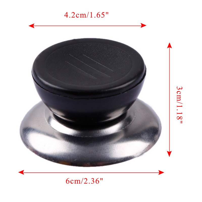 1Pc Keuken Pot Pan Deksel Deksel Hittebestendige Kookgerei Vervanging Gebruiksvoorwerp Circulaire Holding Handvat Keuken Accessoires #1