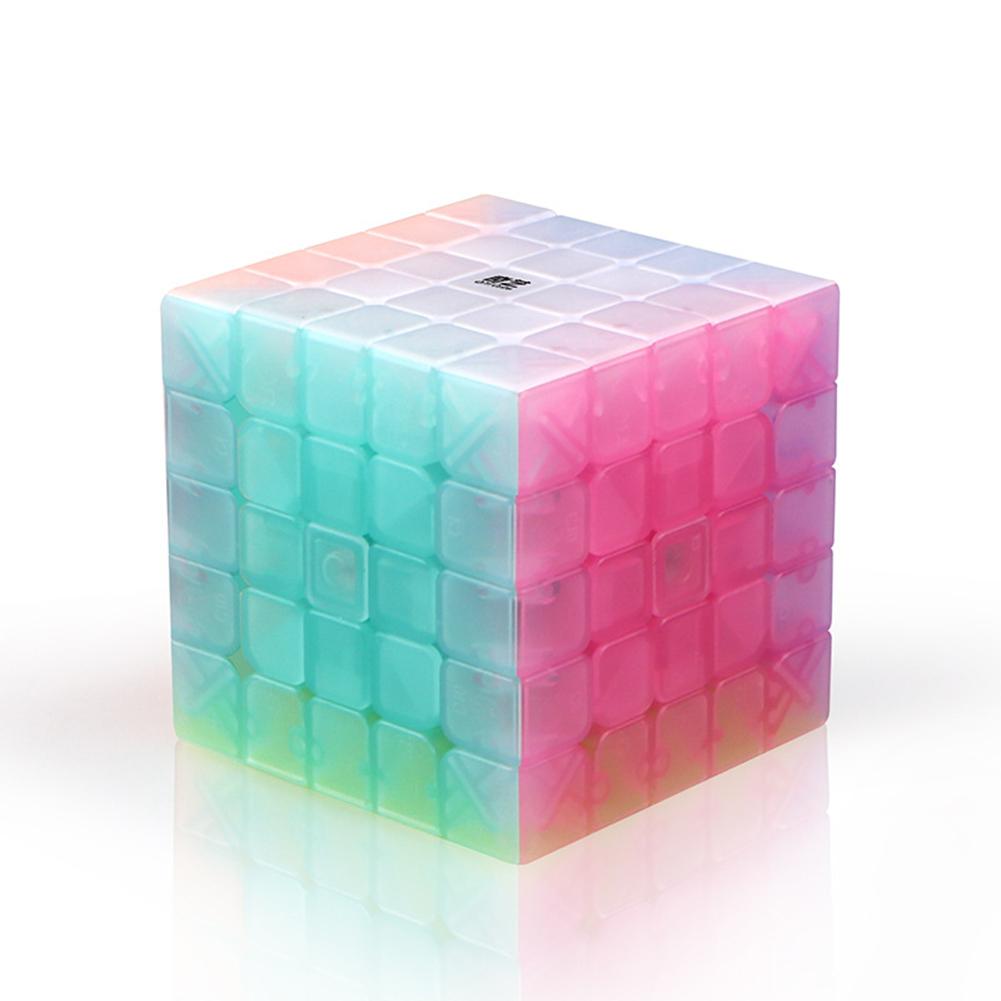 Magic Cube Jelly Kleur Stickerloze Magische Kubus Bundel Puzzel Speelgoed