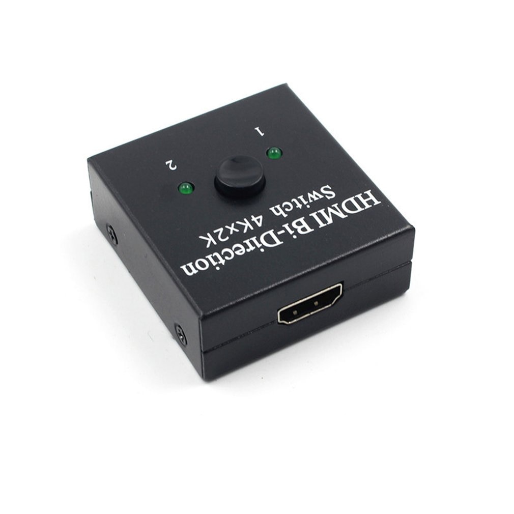 AxGear Sdoppiatore/Interruttore HDMI Bidirezionale 2 Porte - 4K Ultra HD, 1 In 2 Out / 2 In 1 Out