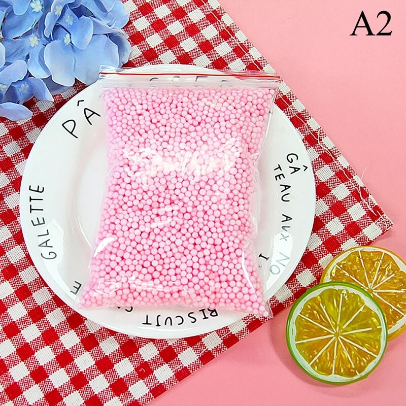 Bolas pequeñas de espuma para relleno de espuma, accesorios para manualidades, 2-6mm, 1 paquete: A2