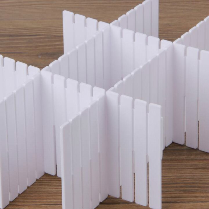 4 Pcs/lot Storage Drawer Organizer Home Kitchen Badroom Board Free Divider Makeup Tableware Storage Box