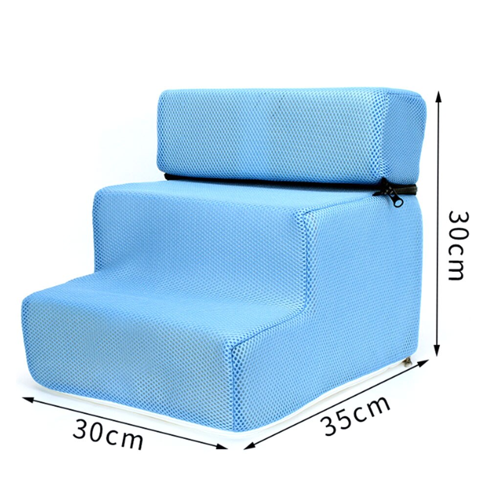 Escalier de lit pour animaux de compagnie échelle 2/3 marches amovible antidérapant rampe d'escalade lavable détachable chien lit échelle chat chien rampe chiot fournitures