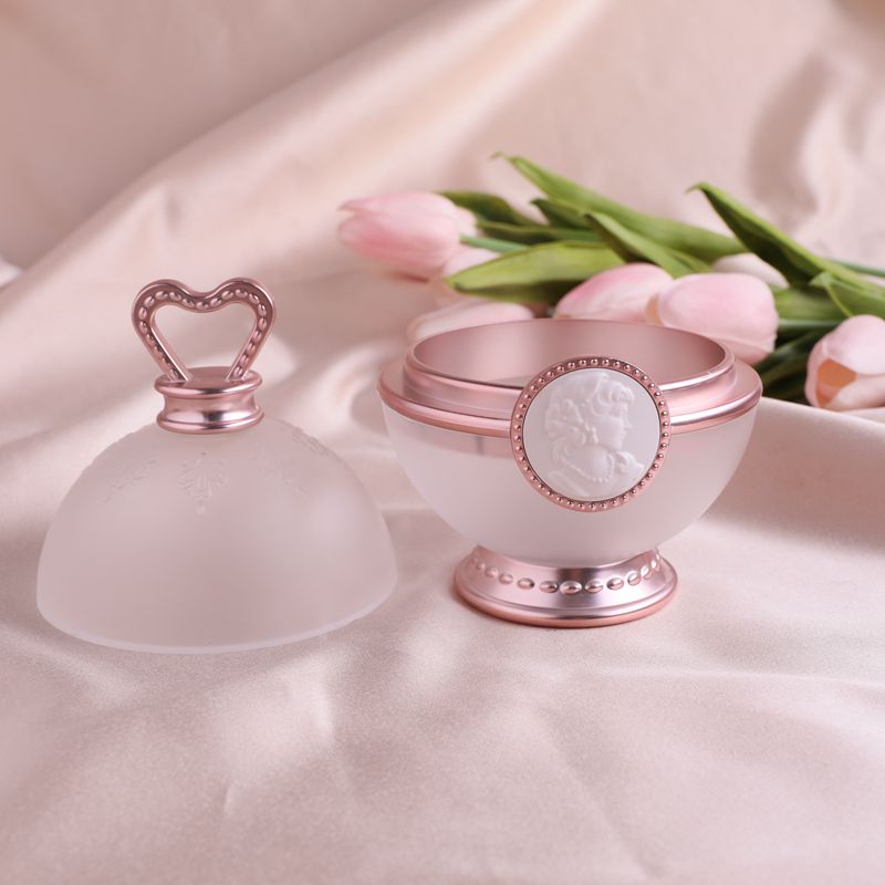 LesM Ladurée Joue Pot pour le Visage Couleur Roses-Rose Or et Or (UN pot seulement) -beauté Maquillage Récipient Cosmétique Organisateur