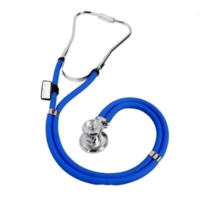 Stetoskop multifunktionelt dobbeltrør dobbeltsidet lægestetoskop kan lytte til tilbehør til fosterets hjertelyd: 6