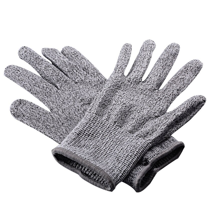 1 par guantes resistentes al corte guantes de corte de protección Nivel 5, guantes de corte para cocina Shucking de ostras, corte de carne, tamaño M/L/XL