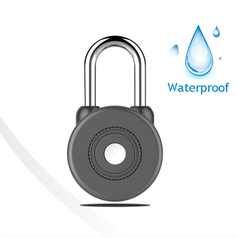 Bluetooth Phone APP Smart mini portable lock, electronic keyless outdoor mini padlock for doors Bags and Luggage etc
