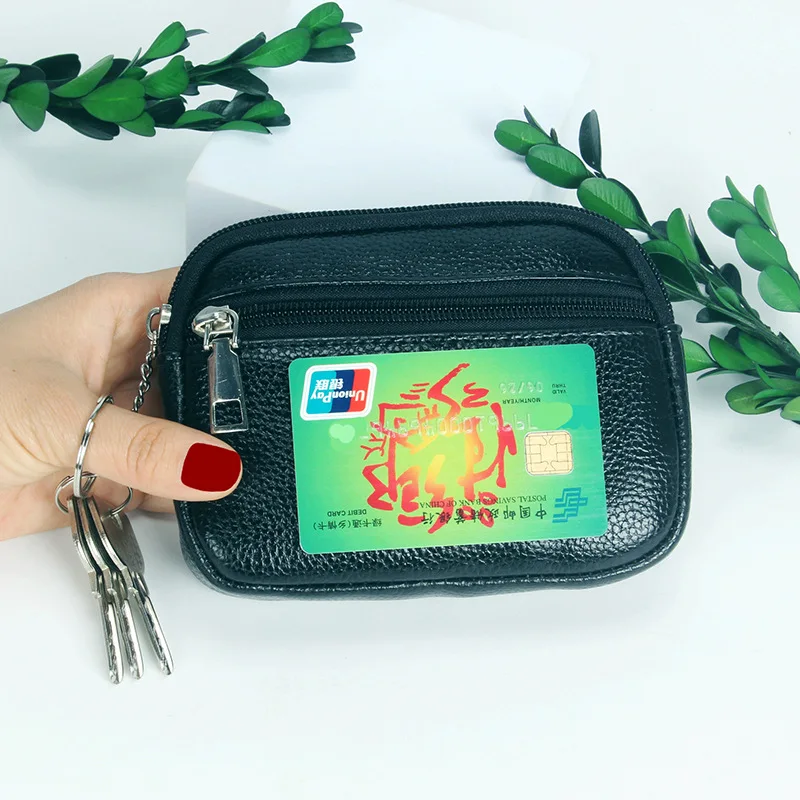 Mode Rits Korte Portemonnee Tas Voor Vrouwen Pu Lederen Clutch Tassen Leuke Kaarthouder Vrouwelijke Vouwen Kleine Portemonnee Mini sleutelhanger