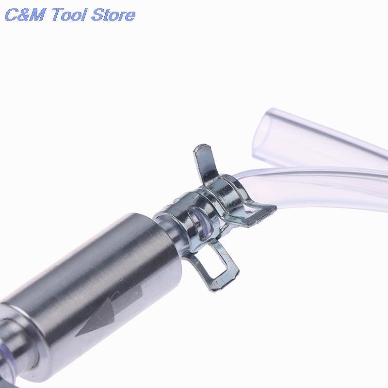 Aluminium Rubber Clutch Brake Bleeder Hose One Way Valve Tube Bleeding Tool Kit Motorcycle Car Accessories Universal