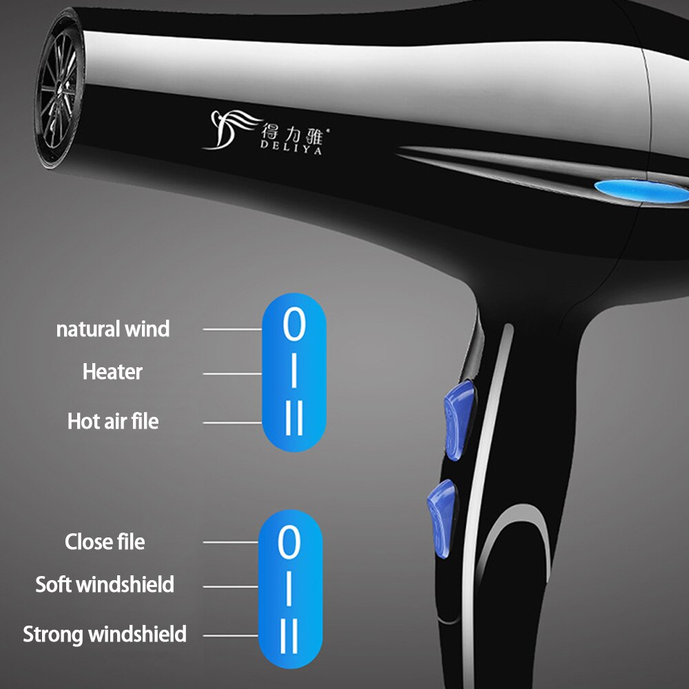 Hair Dryer Strong Power Barber Salon Styling Tools Electric Hair Dryers For Home