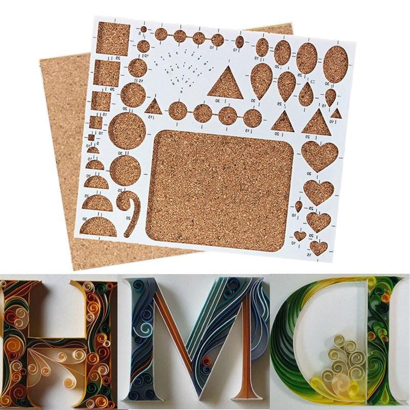 Template Mold Board Diy Papier Quilling Gereedschap Set Tweezer Pins Ingelaste Tool Kit Hamdmade Kunstwerk Kaart Papier Ambachten Tool