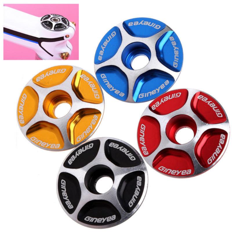 Bicycle Headset Aluminum Alloy Top Cap Threadless Stem Cover Road MTB Bike Stem Accessories Headset Top Cap Cover