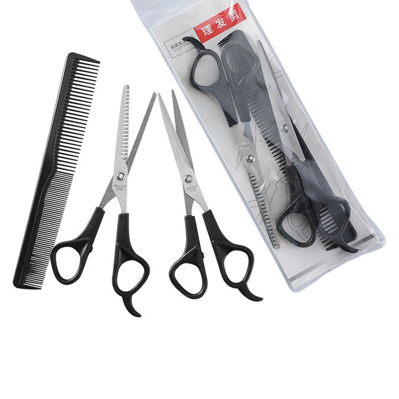 3pcs Children Haircut Baby Haircut Scissors Set Hairdressing Scissors Thinning Tooth Shear Flat Shear Tool Pet Hairdressing