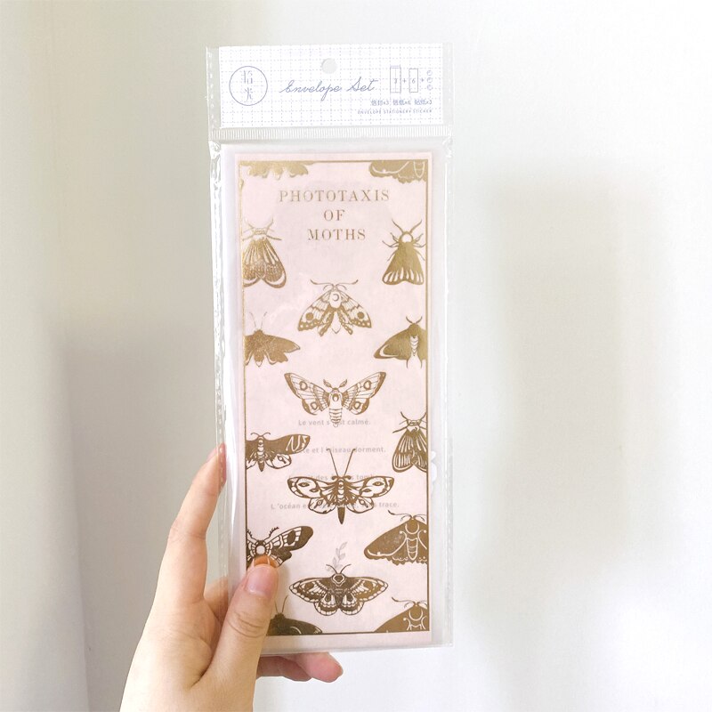 6 Enveloppen 12 Brief Papier Leuke 21*9Cm Transparante Zwavelzuur Envelop Brief Papier Schrijven Papier Briefpapier: 10