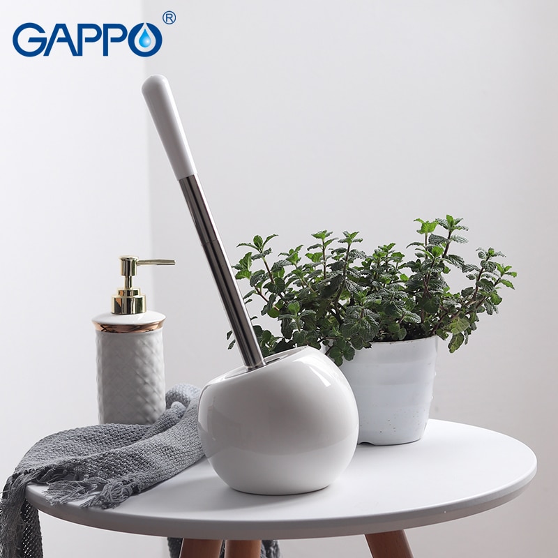 GAPPO Toilet Brush Holders wall mounted accessories white bathroom