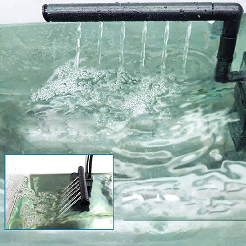 Dyk vand filter pumpe akvarie akvarium dam oxygen stigende pumpe værktøj akvarie filter tilbehør-eu stik