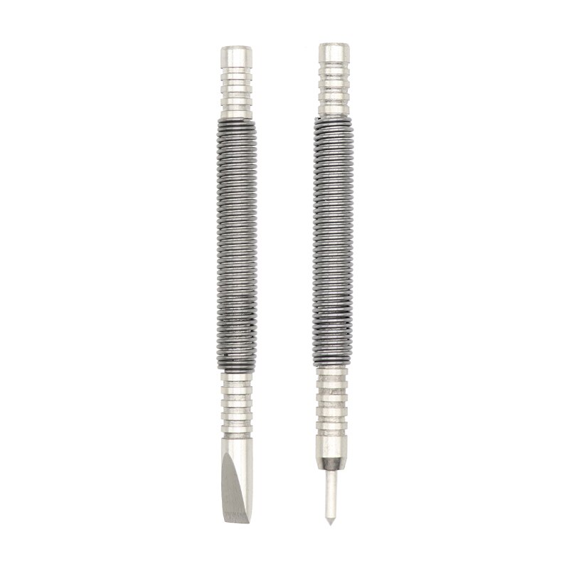 Spring Tool Nail Punch Spring Punch Hammerless Nail Set Punch Double Nail Punch