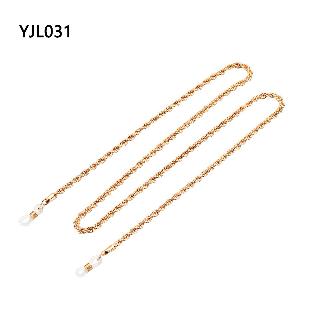 Bril Kettingen Accessoires Leesbril Kralen Ketting Zonnebril Cord Holder Eyewears Neck Strap Touw Accessoires: TYJL031
