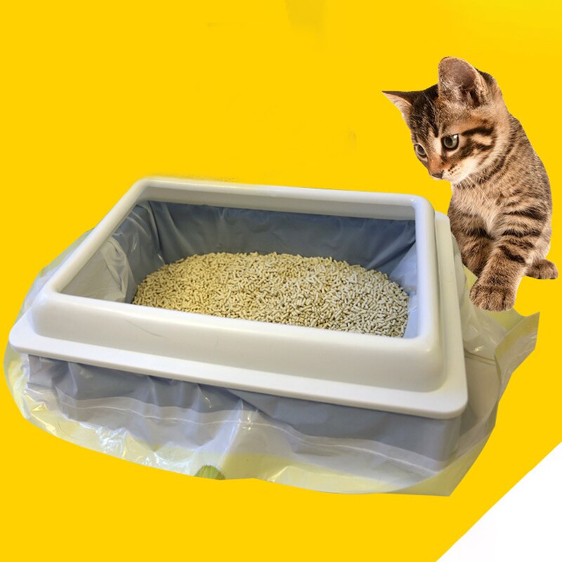 Sacs à litière pour chats, 7 pièces, 91.5x45.7 Cm, moyens et grands, sacs à poignée