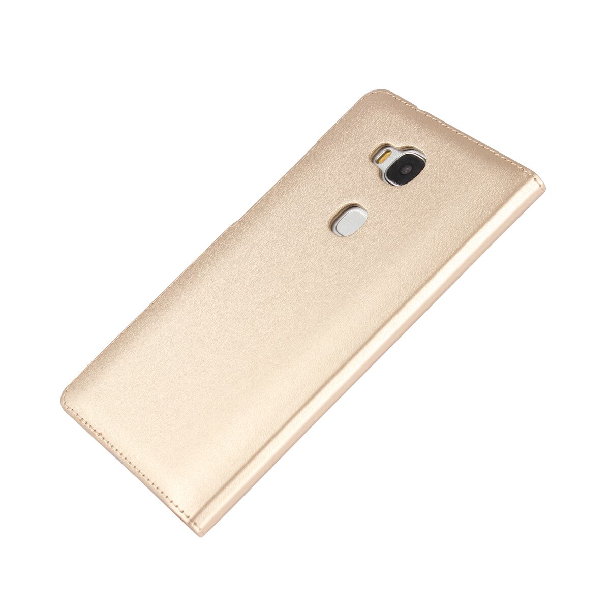 Funda protectora de negocios ultrafina funda de teléfono tipo ventana Funda de cuero pu para Huawei Honor 5X