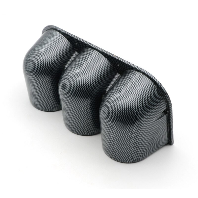 DRAGON GAUGE 52mm Car Gauge Pod Universal Carbon Single Double Triple Car Meters Holder for 2 Inch 52mm Gauges