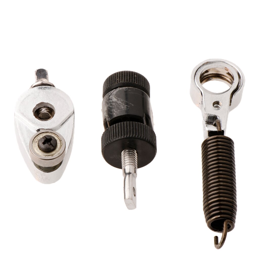 Nuovo 1 impostato molle tendicinghia a molla per pedale a tamburo in metallo fai-da-te