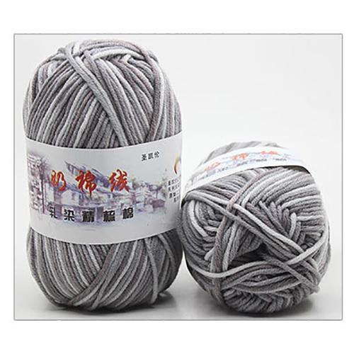 50g/ball Dik #5 Sectie-verven Midden-dikke Melk Katoenen Zachte Baby Garen hand Breien Haak Baby Wollen FZ04: 17