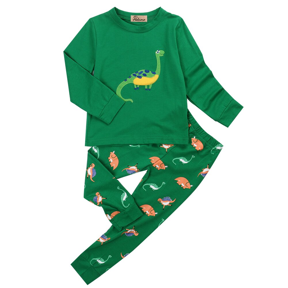 Herfst Baby Peuter Jongen Meisje Kid Pyjama Set Nachtkleding Nachtkleding Homewear Outfit Voor 1-7Years