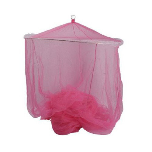 Phfu pink rund blonde myg polyester sengehimmel netting