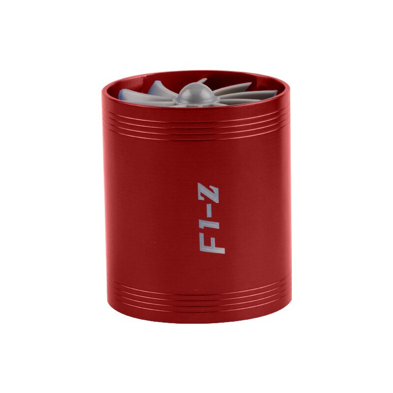 Car Double sided turbo f1-z automobile intake turbo vehicle engine turbocharger power conversion accessories power general: red