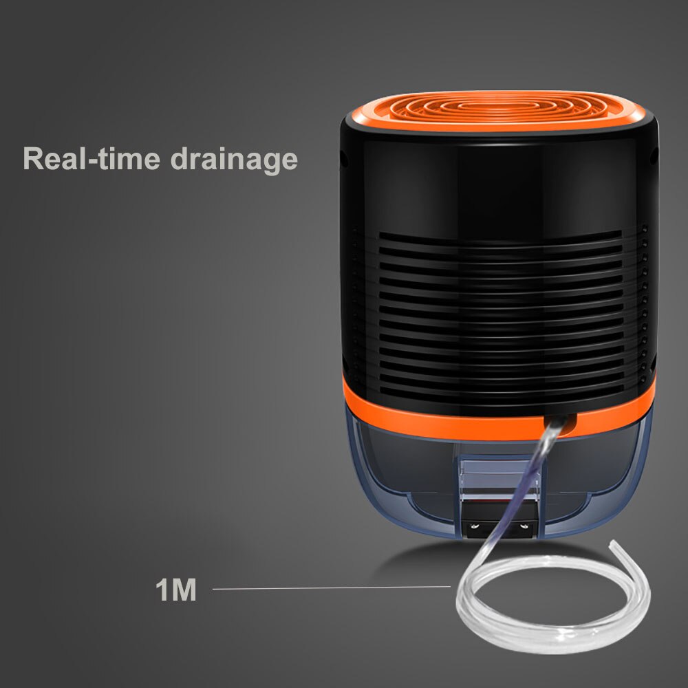 Deshumidificador de membrana iónica portátil para el hogar, Mini secador de aire de 10L, CC de 9V, 25W, 800ML, tanque de agua