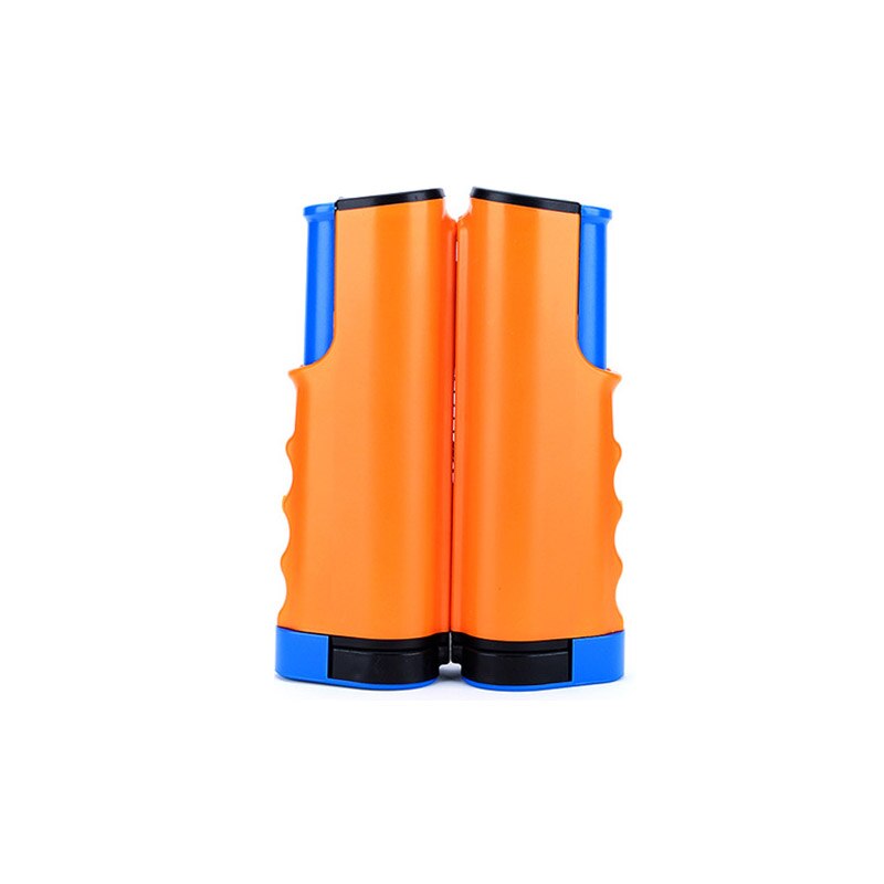 Table Tennis Net - Expandable & Retractable - Durable Portable Ping Pong Grid: Orange Blue