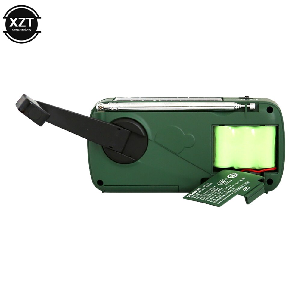 DEGEN DE13 FM AM SW Radio Crank Dynamo Solar Power Emergency Retro Radio A0798A World Receiver Portable Radio