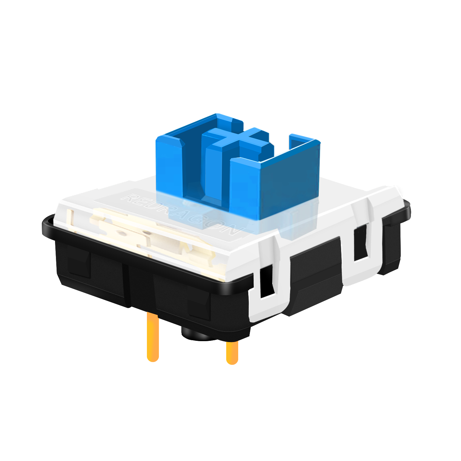 REDRAGON SMD RGB MX niski profil 5.5 przełącznik 3Pin Clicky liniowe dotykowy cichy mechaniczne klawiatury czerwony czarny niebieski brązowy przełącznik: BRĄZOWA / Brązowy przełącznik