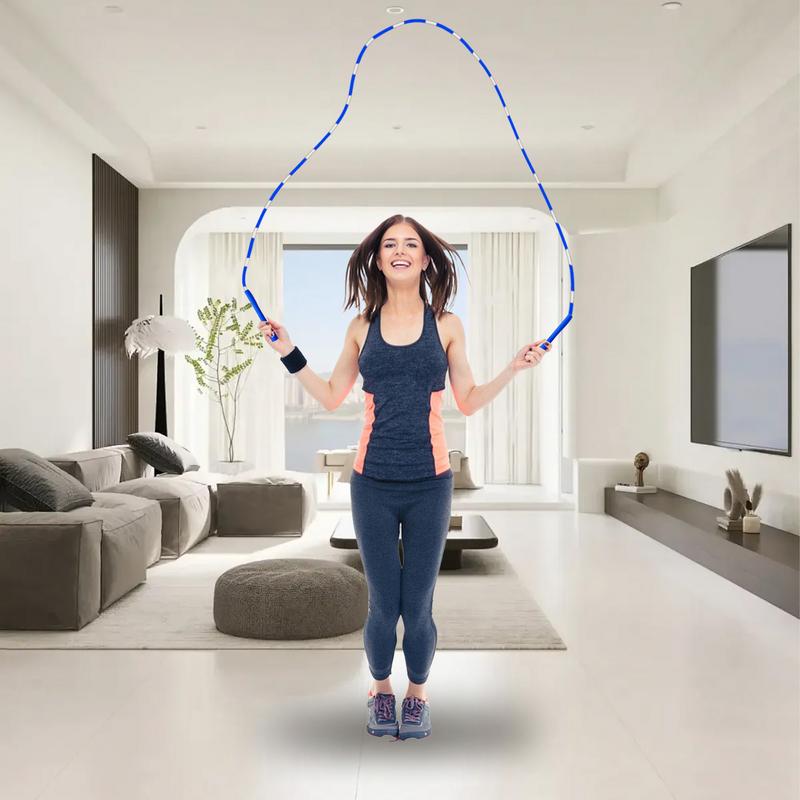 Adjustable Jump Ropes For Fitness Portable Jumping Rope Fitness And Yoga Aerobics Training For Gym Cardio Outdoor Indoor