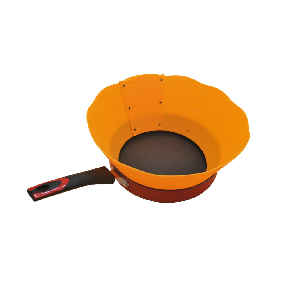 Oil Barrier Cooking Silicone Pot Circle Anti Splashing Oil Baffle Non-stick Adjustable Silicone Kitchen Tool Accessories