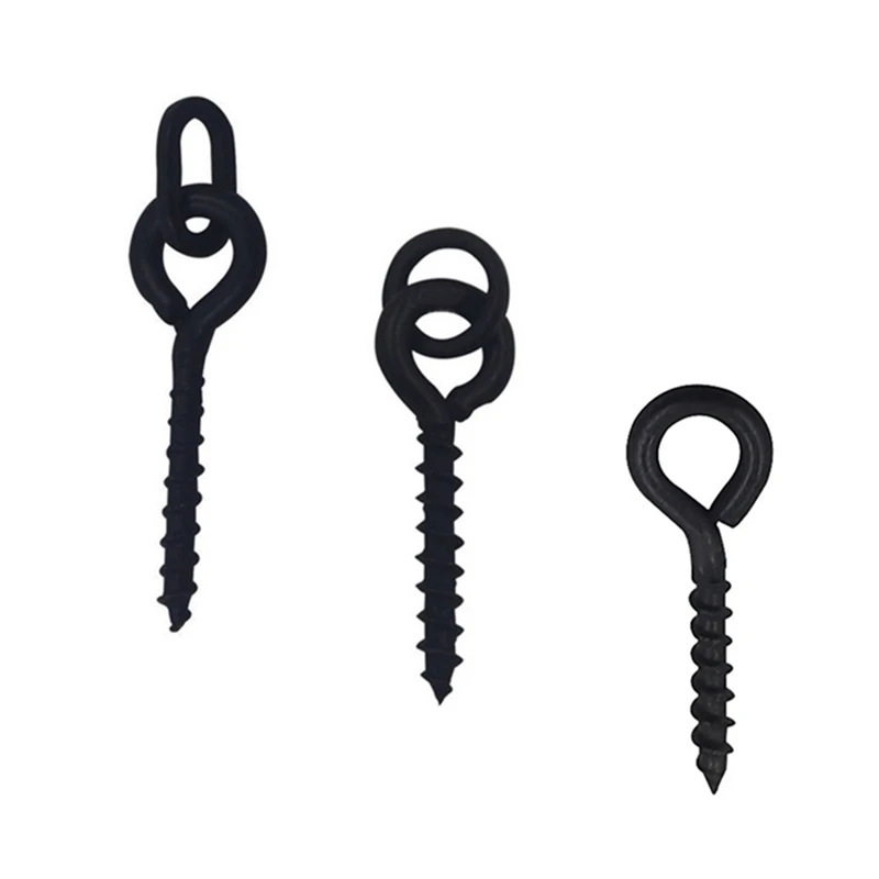 20 Stuks Karpervissen Accessoires Vis Pellet Aas Schroef Peg Met Ring Swivel Rig Terminal Tackle Bait Houder Visgerei set