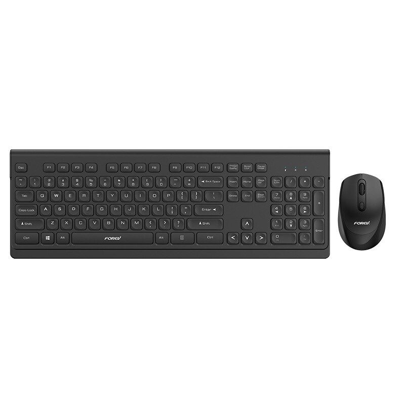 Eaor Universele 2.4G Draadloze Toetsenbord Muis Combo Slim Portable 104 Key Mute Gaming Office Toetsenbord Muis Set Lange Batterij leven