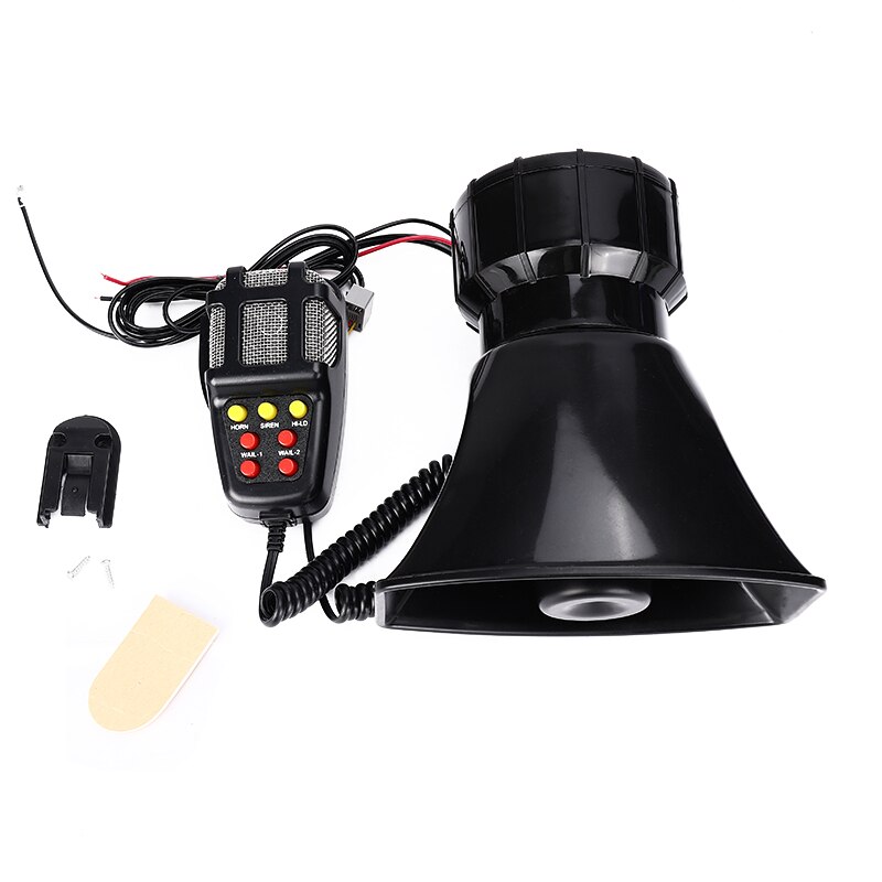 12V 7 Sounds 130dB Wireless Electronic Siren Loud Car Warning Alarm Police Fire Siren Horn Car ccessories