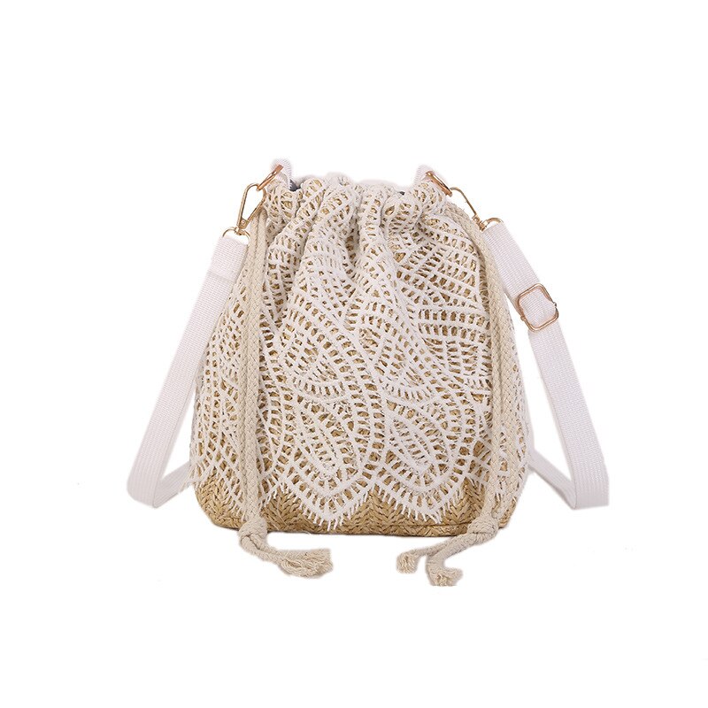 Style Totes Woven Rattan Bag Round Straw Shoulder Bag Small Beach HandBags Women Summer Messenger bag Circle Bohemia