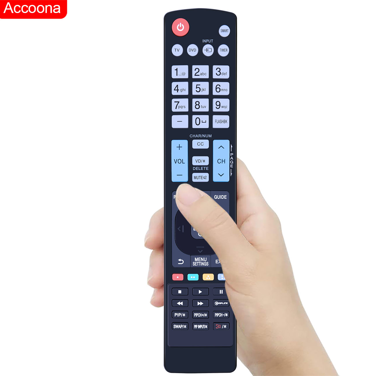 AKB7ino 55451 (HR-A906b) Télécommande | Pour TV 32sat 330H-Noir