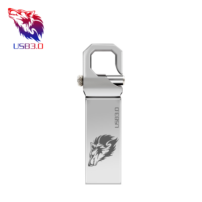 Più nuovo reale capacità del metallo Pen Drive 3.0 del metallo USB Flash Drive 128 GB 64 GB 32 GB ad alta velocità 16 GB 8 GB 4 GB di memoria Flash USB3.0 Bastone: 64GB / silver