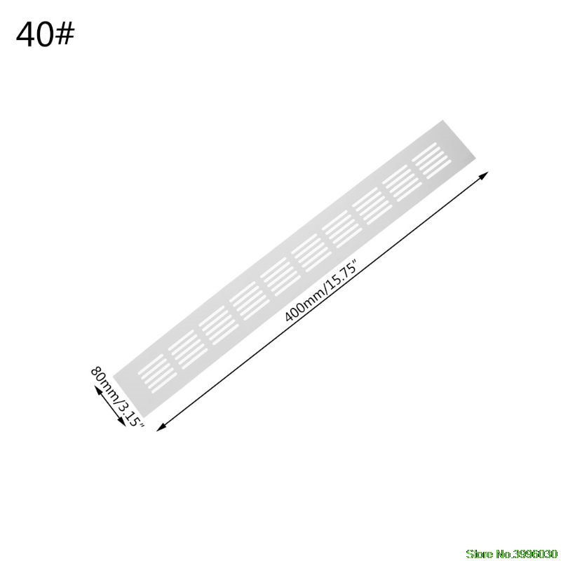 Aluminiumslegering lufthull perforert ark web tallerken ventilasjonsgitter: 40