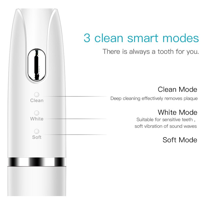 Electric Toothbrush Tooth brush adult Waterproof Ultrasonic automatic Toothbrush Face Cleaning Machine