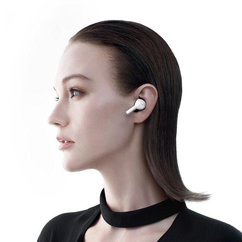 Honor's generation of wireless Bluetooth headset Earbuds X1 white, 5.0 chip stability, waterproof, sporty and pure sound