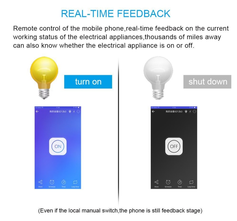 2200W/10A EWeLink Wifi DIY Smart Wireless Remote Switch Domotica Light Controller Module Work With Alexa Google Home EWeLink