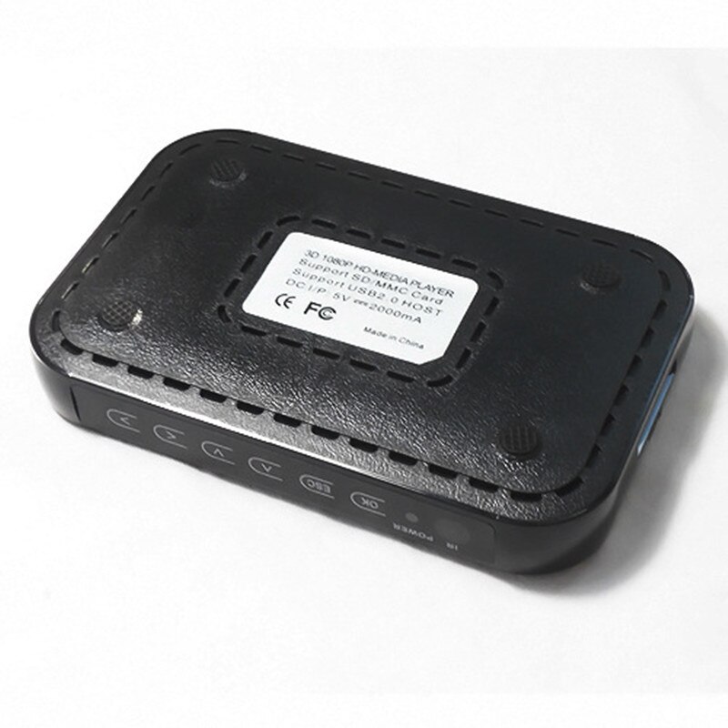 Portable Mini Full HD 1080p H6w Media Center Multimedia Player Supports USB Host