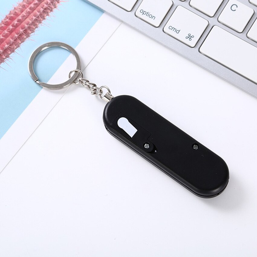 Personal Alarm Siren 120dB Keychain Emergency Alarm Security Personal Protection Devices for Women Elderly Night Workers: Black
