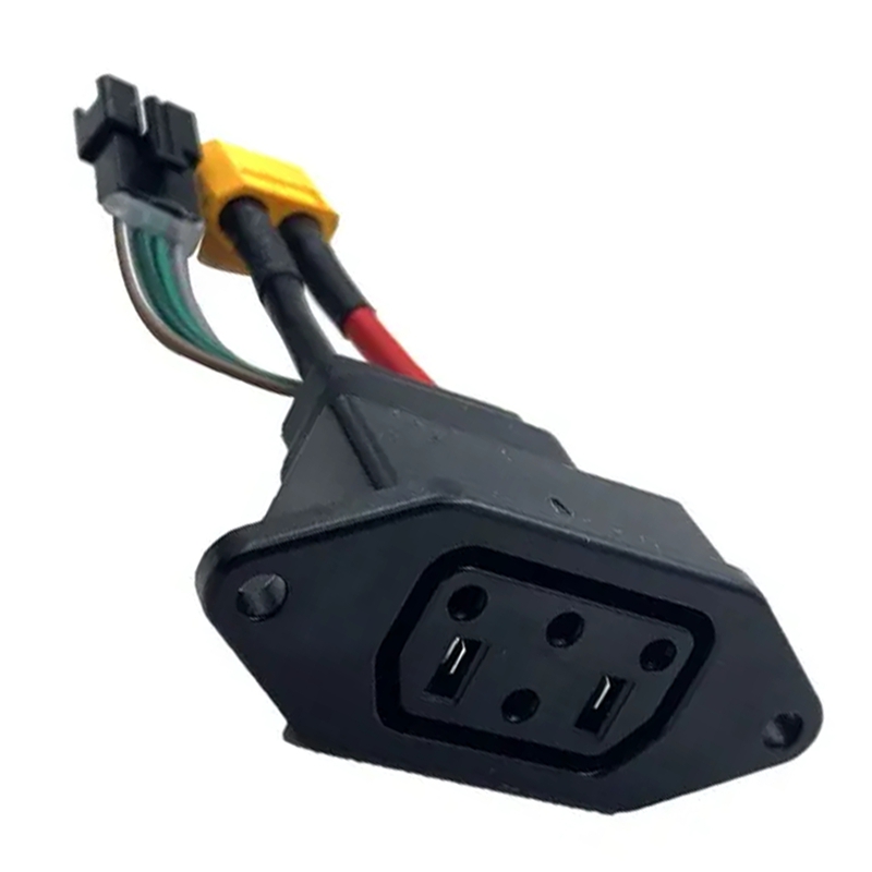 AR-For Super Soco Lithium Battery Connector Charger Socket Line Circular Line For Super Soco Tc Ts Tsx Cu