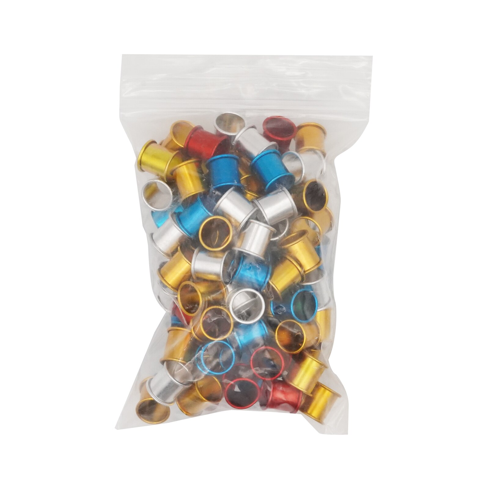 thumbnail image 2 of 100 Pack 8mm Aluminum Closed-Loop Bird Leg Bands – Perfect For Conures & Pigeons! 2 of 5